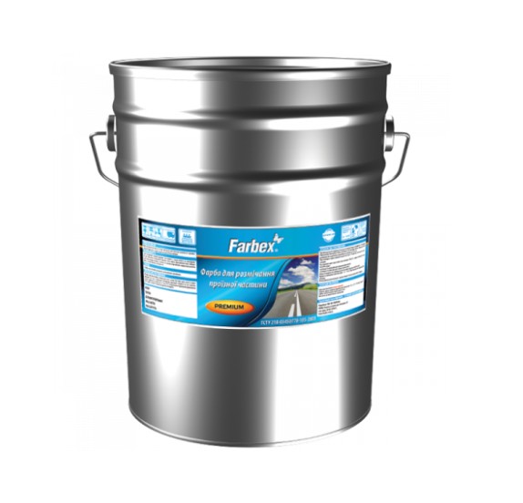 Фарба для розмічання доріг, червона ТМ "Farbex"- 30 кг